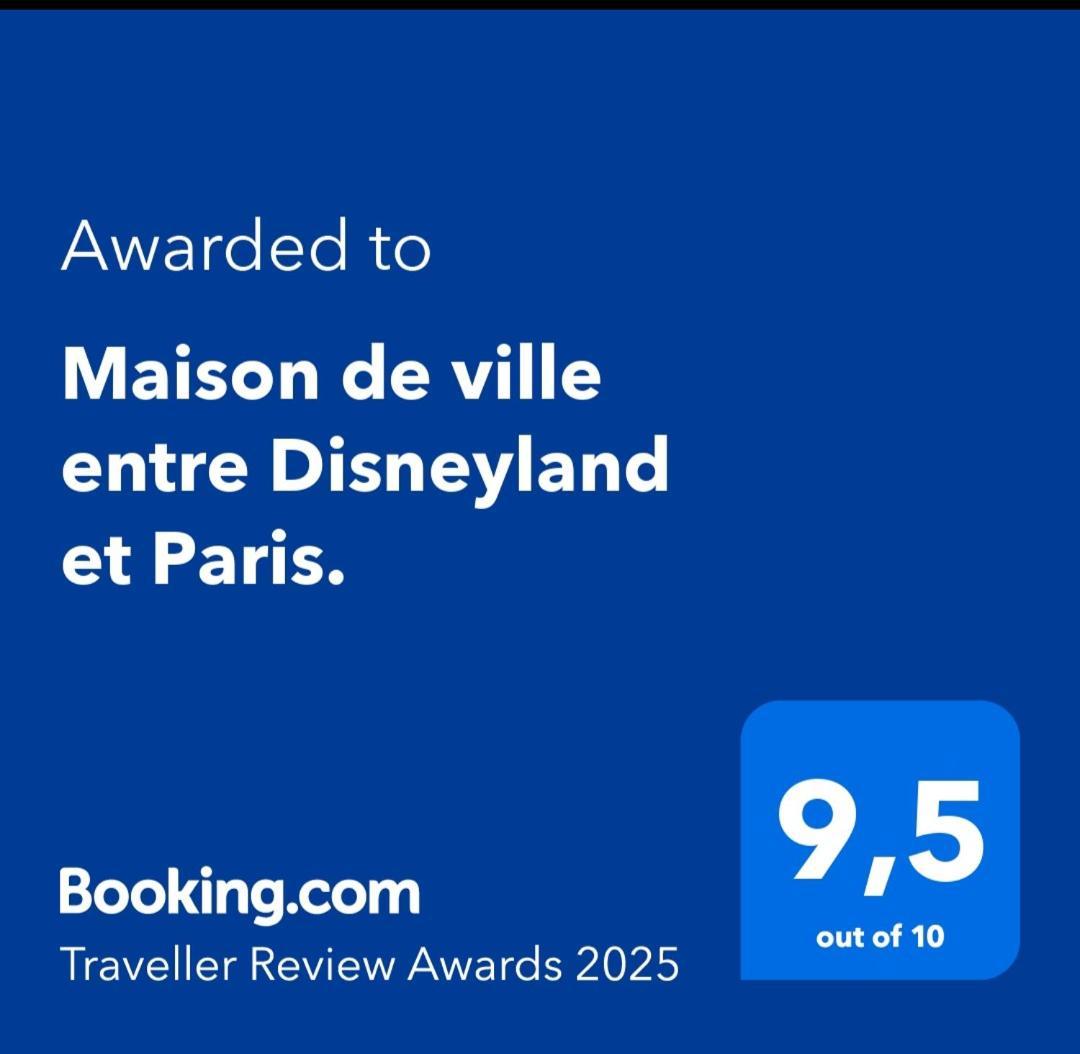 Maison De Ville Entre Disneyland Et Paris. Lagny-sur-Marne Exterior foto